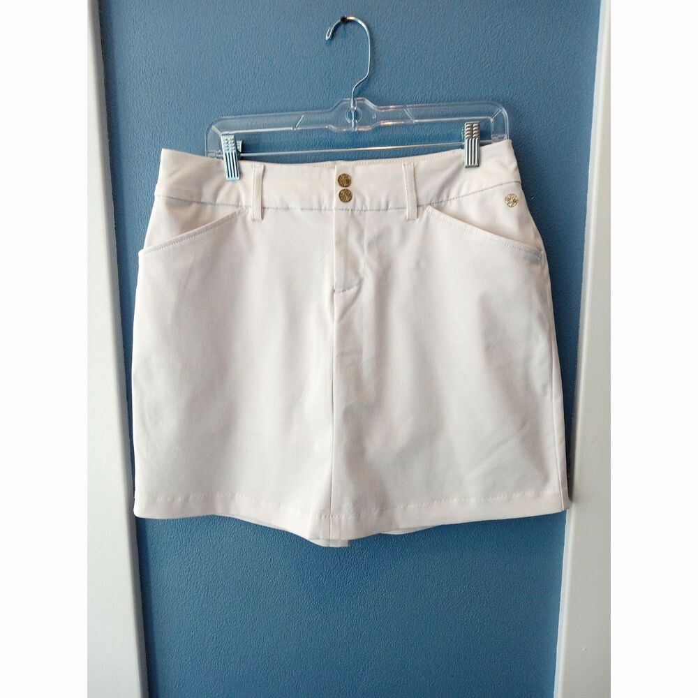 Lilly Pulitzer Size 10 Luxletic Sybil Skort White